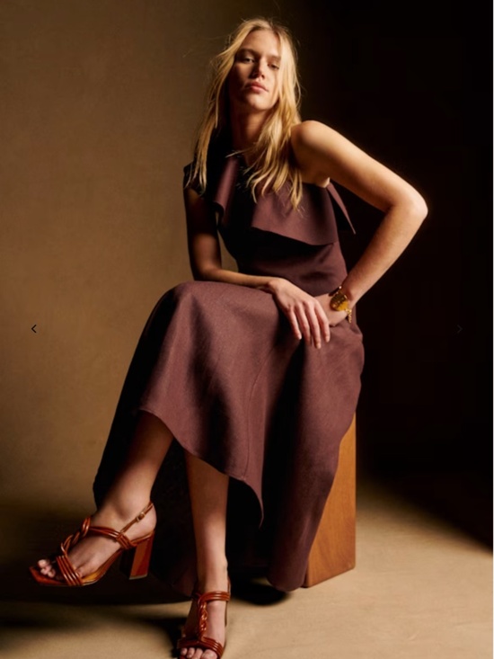 Sezane Dresses & Skirts - Sezane Soelle Skirt in Chocolate (Size 8)